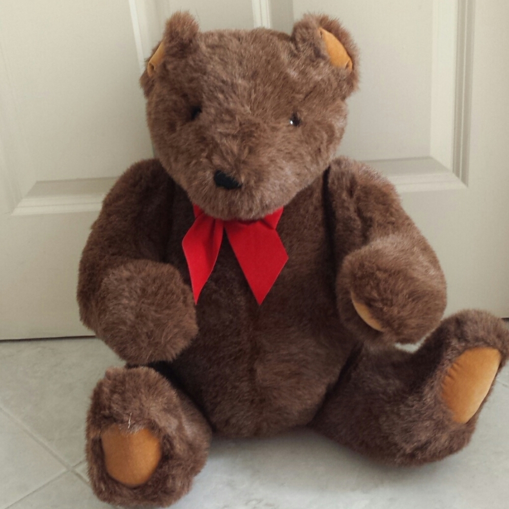 Gund brown bear with movable arms and legs